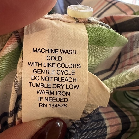 Vineyard Vines Murray Plaid Button Down Shirt Size Lโ - Picture 5 of 6